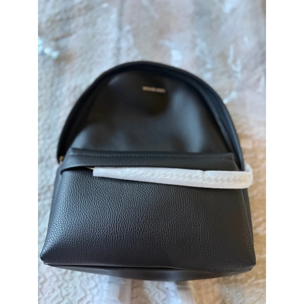 Michael Kors Slater Large Chain Leather Backpack Black - Picture 11 of 11